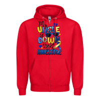 Red my uncle is down right awesome Zipper Hoodie - Artiststas