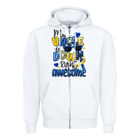 White my uncle is down right awesome Zipper Hoodie - Artiststas