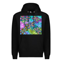 Black dragonflies Premium Hoodie - TumblerDesignByShophia