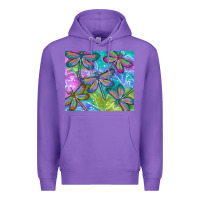 Purple dragonflies Premium Hoodie - TumblerDesignByShophia