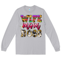 Moon Dust wife mom boss daisy Long Sleeve Tee - NancyCooperArtShop
