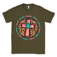 Army Green love myself cross Classic Tee - MaliasSmallBusiness