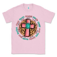 Bubblegum Pink love myself cross Classic Tee - MaliasSmallBusiness