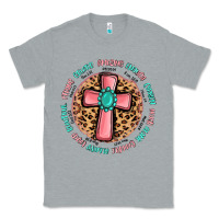 Heather Grey love myself cross Classic Tee - MaliasSmallBusiness