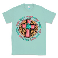 Seafoam love myself cross Classic Tee - MaliasSmallBusiness