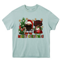 Arona merry christmas buffalo afro gnomies Heavy Core Tee - FaDigitalArtStudio
