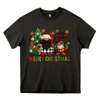 Asphalt merry christmas buffalo afro gnomies Heavy Core Tee - FaDigitalArtStudio