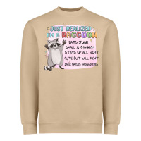 Mushroom just realized im a raccoon Heavyweight Sweatshirt - MaliasSmallBusiness