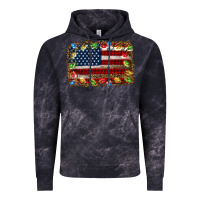 Cloud Black christmas american flag background Vintage Hoodie - Jasminsmagicworld