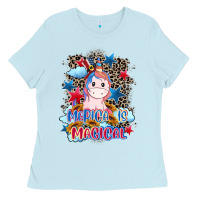 Baby Blue Merica is magical 4th of july Ladies Tee - CowGirlArtShop