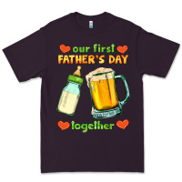 Plum our first father's day together Premium Tee - HRA Design Shop