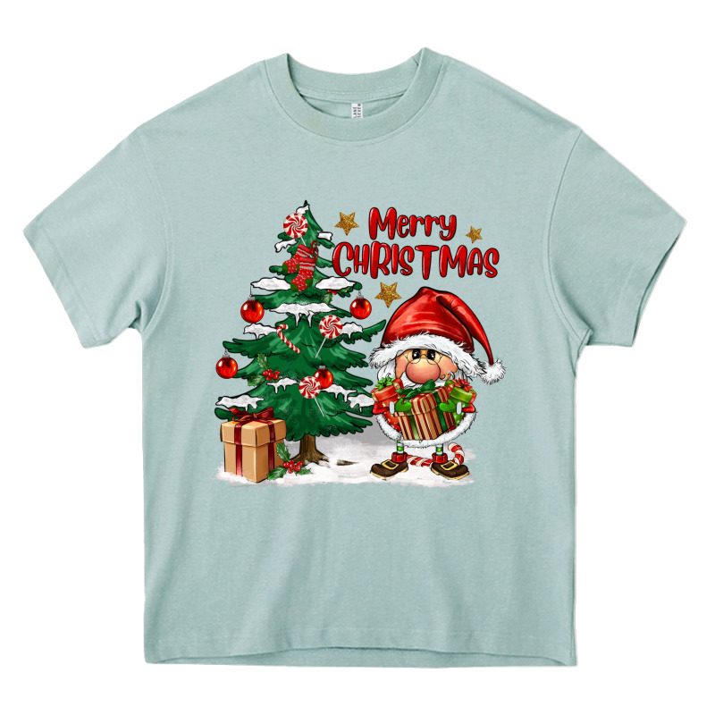 Merry Christmas Gnomes Heavy Core Tee by FaDigitalArtStudio | Teevron