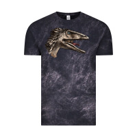 Cloud Black Deinonychus Face Vintage Tee - LillyAllenDesigns