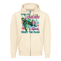 Sandshell everyone's journey is different trust the flow Zipper Hoodie - Artiststas