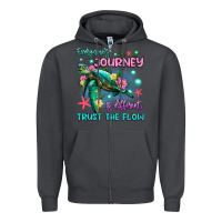 Smoke everyone's journey is different trust the flow Zipper Hoodie - Artiststas