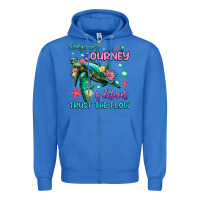 True Royal everyone's journey is different trust the flow Zipper Hoodie - Artiststas