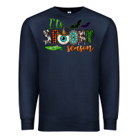 Navy It's spooky season Premium Sweatshirt - NancyCooperArtShop