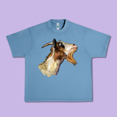 Tennessee Goat Head Urban Heavy Tee Designed By Lillyallendesigns