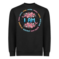 Black i am inspiration Heavyweight Sweatshirt - MaliasSmallBusiness