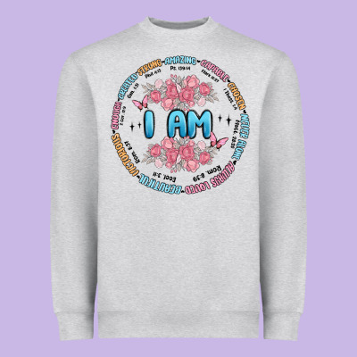 I Am Inspiration Heavyweight Sweatshirt Designed By Maliassmallbusiness