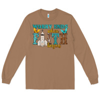 Toasted Coconut worry ends when faith begins Long Sleeve Tee - NancyCooperArtShop