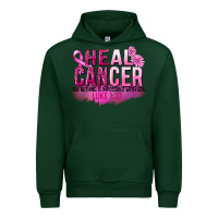 Forest Green Heal Cancer for nothing is impossible Urban Hoodie - FaDigitalArtStudio