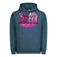 Pigment Midnight Navy Heal Cancer for nothing is impossible Urban Hoodie - FaDigitalArtStudio