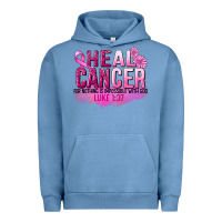 Pigment Pebble Blue Heal Cancer for nothing is impossible Urban Hoodie - FaDigitalArtStudio