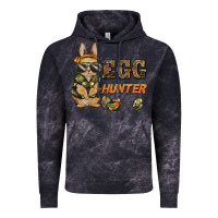 Cloud Black easter egg hunter rabbit bunny Vintage Hoodie - BarkalooDesign