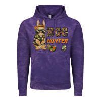 Cloud Purple easter egg hunter rabbit bunny Vintage Hoodie - BarkalooDesign