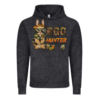 Vintage Arctic easter egg hunter rabbit bunny Vintage Hoodie - BarkalooDesign