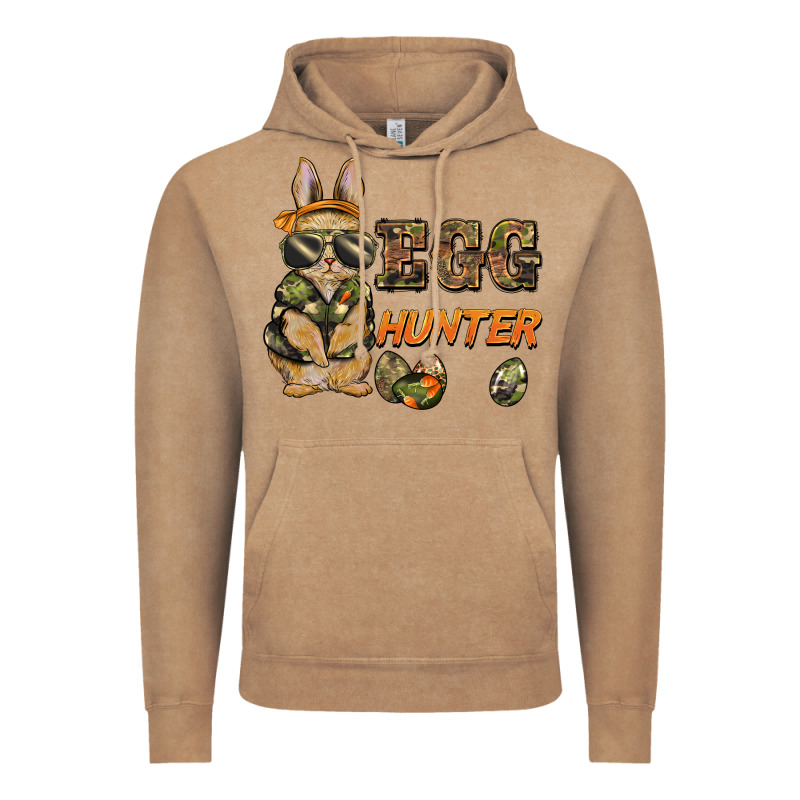 Easter Egg Hunter Rabbit Bunny Vintage Hoodie by BarkalooDesign | Teevron