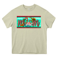 Mossy flamingo mom license plate Heavy Core Tee - BarkalooDesign