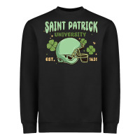 Black saint patrick university Heavyweight Sweatshirt - MaliasSmallBusiness