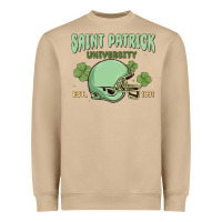 Mushroom saint patrick university Heavyweight Sweatshirt - MaliasSmallBusiness