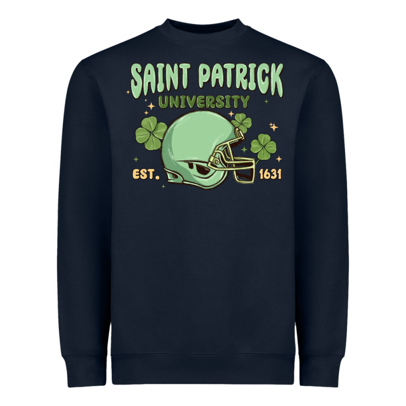 Saint Patrick University Heavyweight Sweatshirt by MaliasSmallBusiness | Teevron