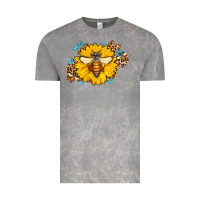 Cloud Rock bee sunflower leopard Vintage Tee - Jasminsmagicworld