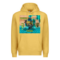 Antique Gold wıshın i was fıshın Premium Hoodie - TumblerDesignByShophia