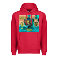 Cardinal wıshın i was fıshın Premium Hoodie - TumblerDesignByShophia