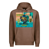 Chestnut wıshın i was fıshın Premium Hoodie - TumblerDesignByShophia