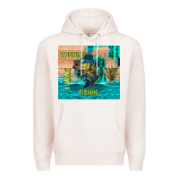 Pale Pink wıshın i was fıshın Premium Hoodie - TumblerDesignByShophia
