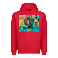 Red wıshın i was fıshın Premium Hoodie - TumblerDesignByShophia