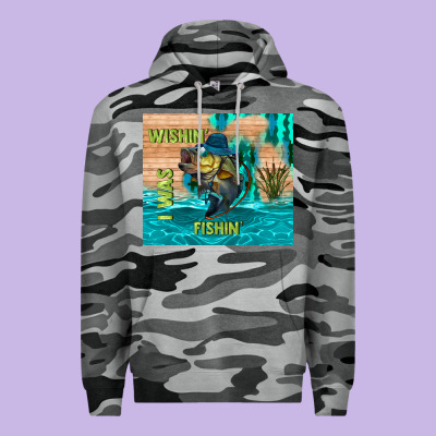 Wıshın I Was Fıshın Premium Hoodie Designed By Tumblerdesignbyshophia