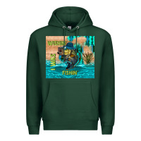 Sports Green wıshın i was fıshın Premium Hoodie - TumblerDesignByShophia