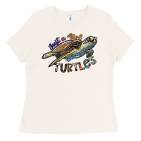 Bone just a girl who loves turtles Ladies Tee - SublimationCraftShop