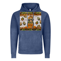 Vintage Denim easter egg hunter  rabbit Vintage Hoodie - BarkalooDesign