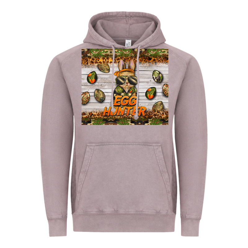 Easter Egg Hunter  Rabbit Vintage Hoodie by BarkalooDesign | Teevron