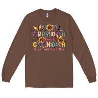 Chestnut mom grandma great grandma it just keeps getting be Long Sleeve Tee - MaliasSmallBusiness