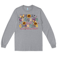 Heather Grey mom grandma great grandma it just keeps getting be Long Sleeve Tee - MaliasSmallBusiness