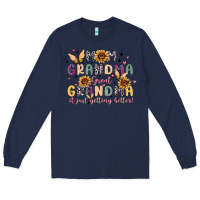Navy mom grandma great grandma it just keeps getting be Long Sleeve Tee - MaliasSmallBusiness